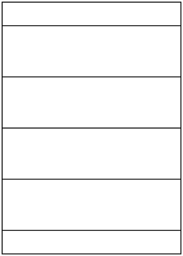 4 Labels Per Sheet 210 x 60mm
